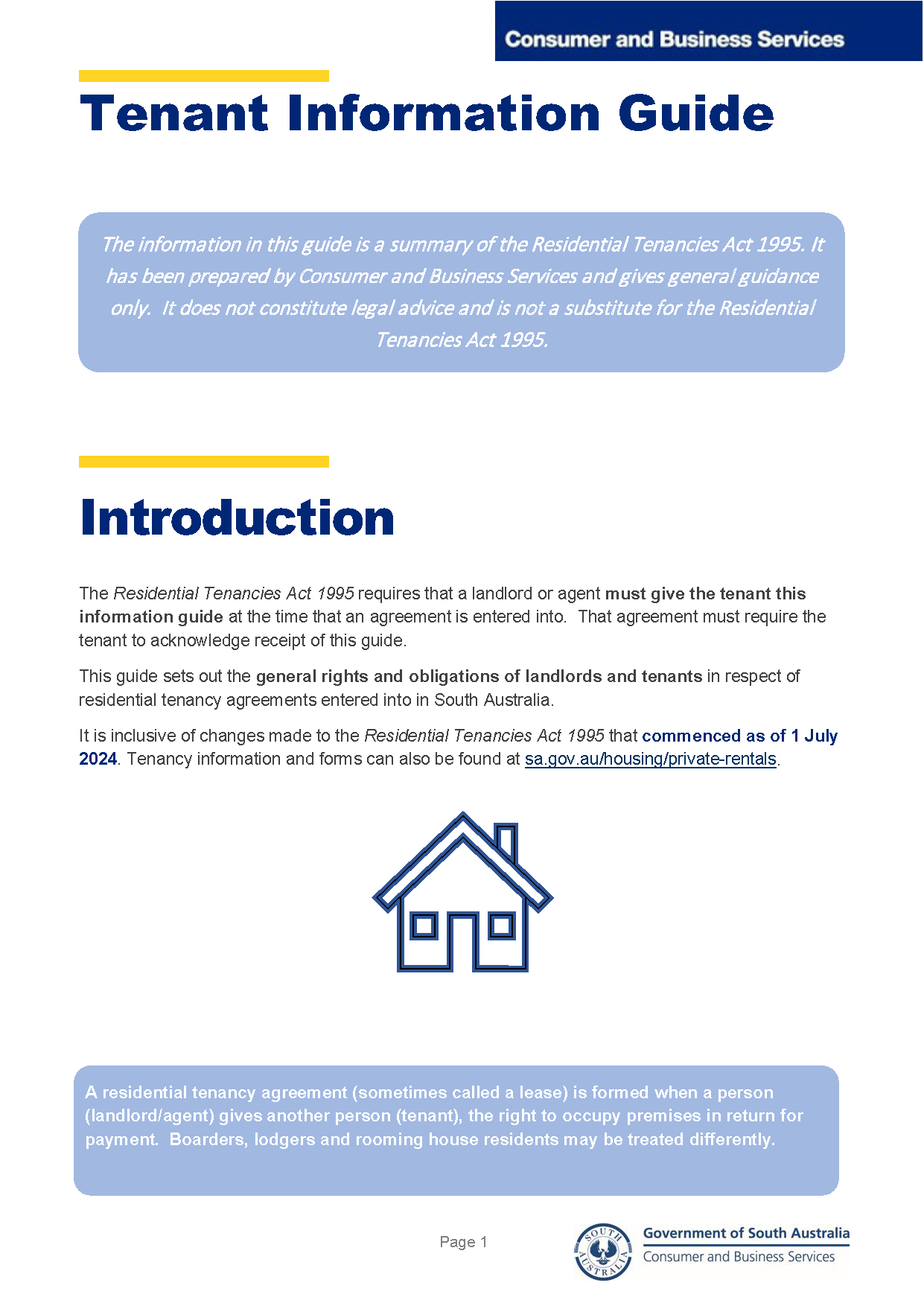 Tenant Information Guide