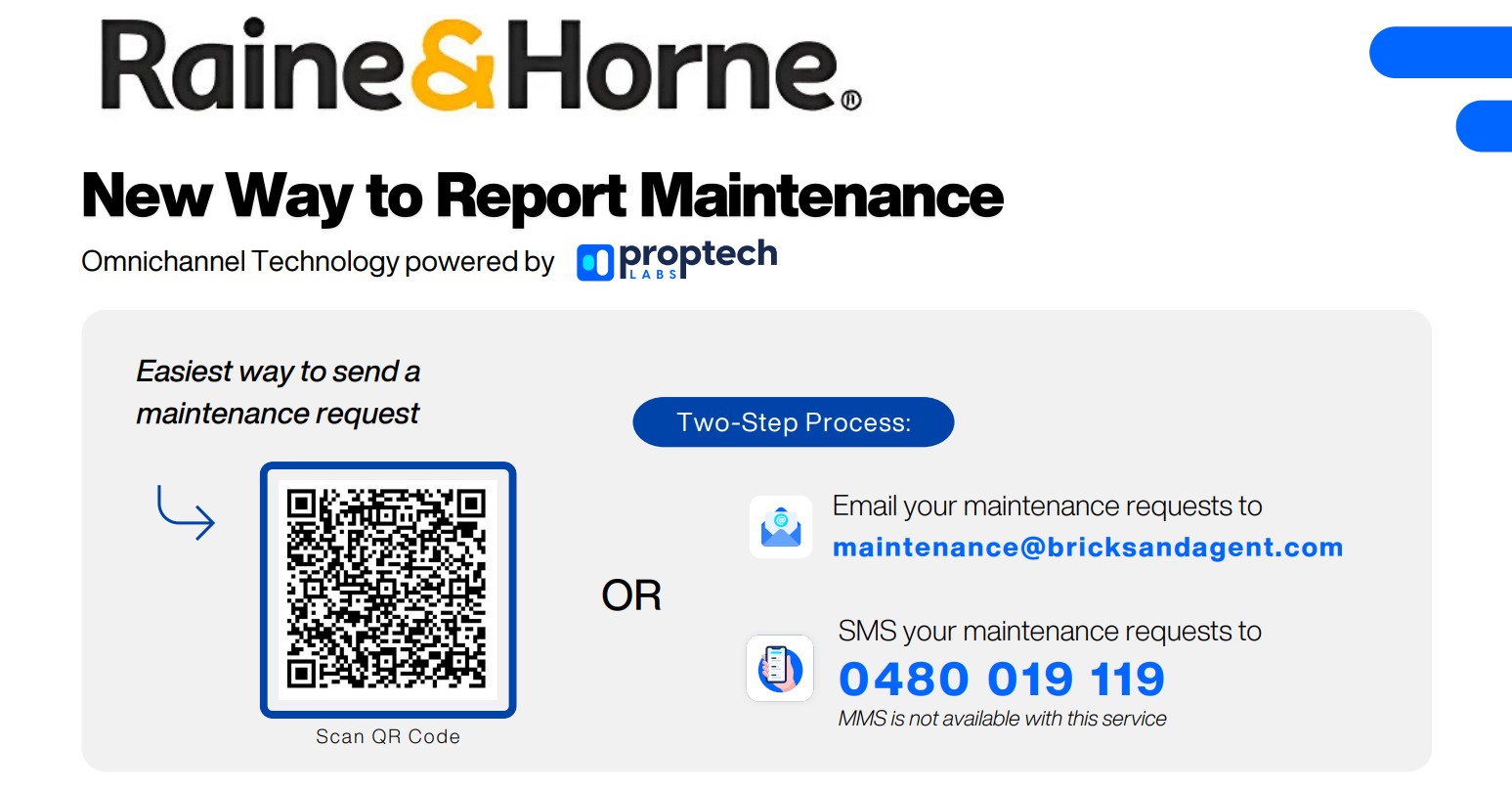 New Way to Report Maintenance