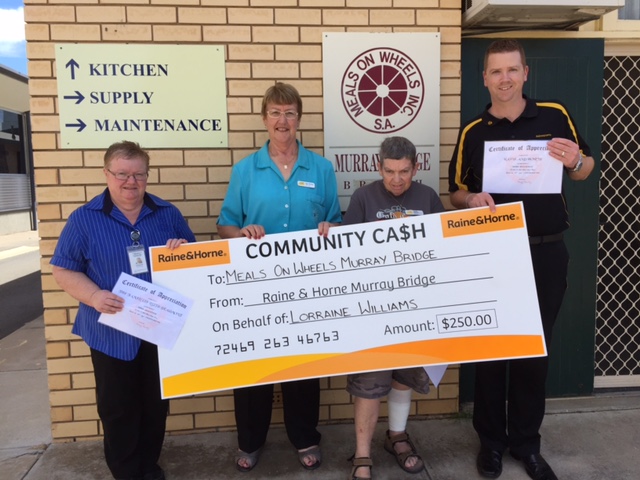 Meals on Wheels - Murraylands Community Cash