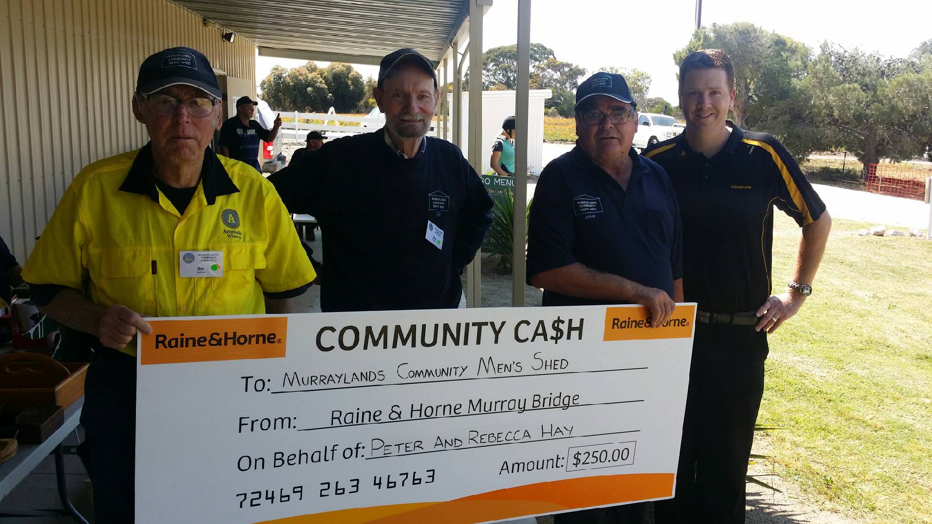 Community Cash - Mens Shed Murray Bridge