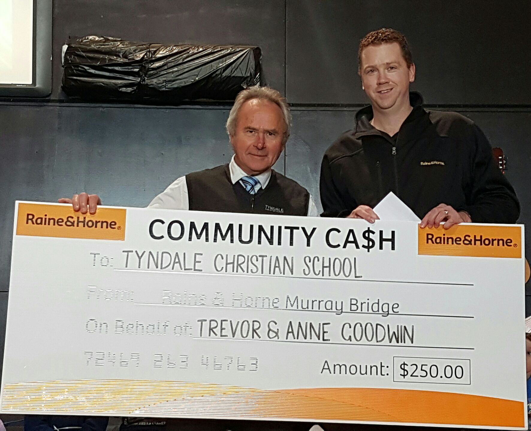 Tyndale Christian School - Community Cash