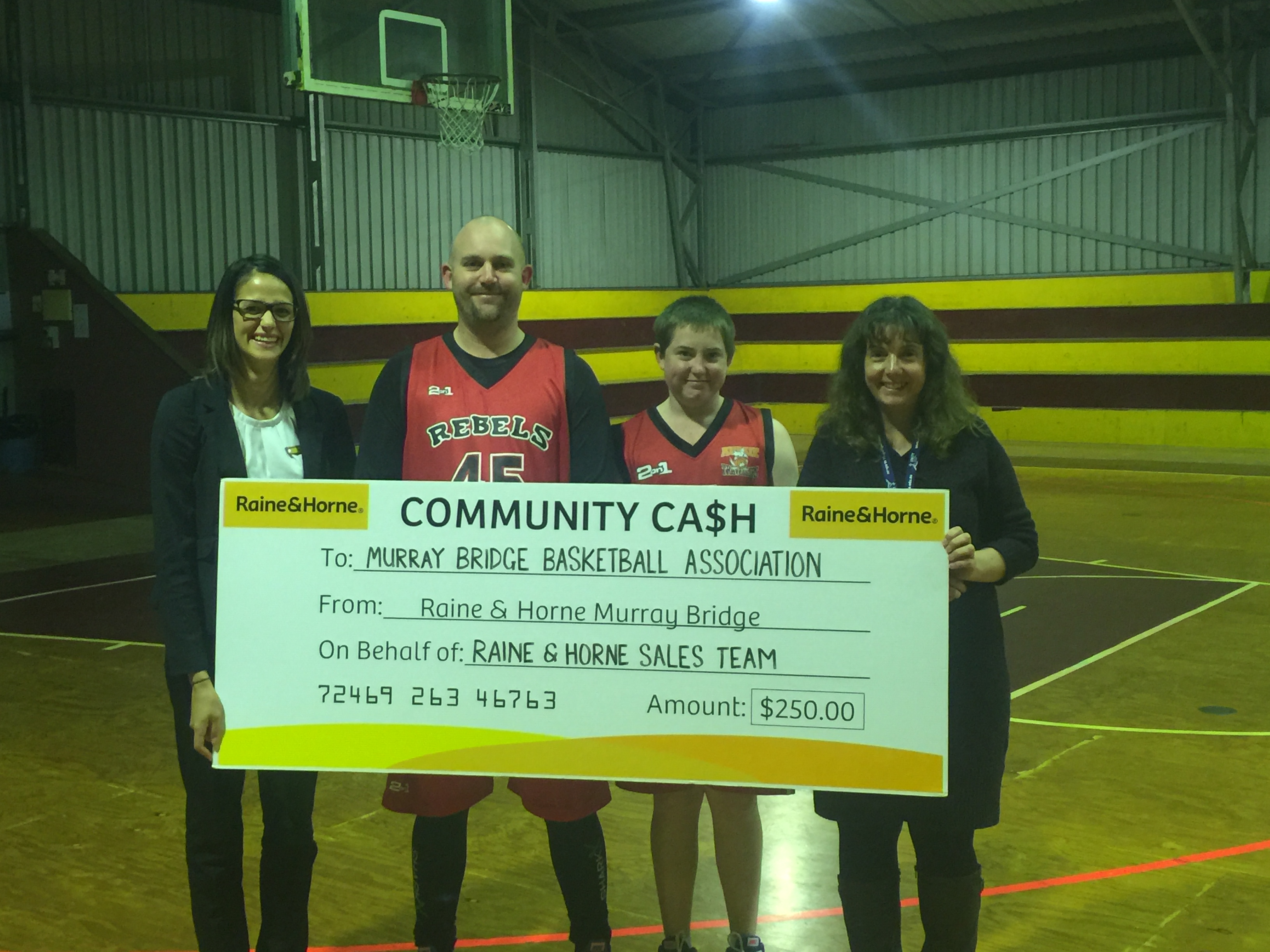 Community Cash - Murray Bridge Basketball Association