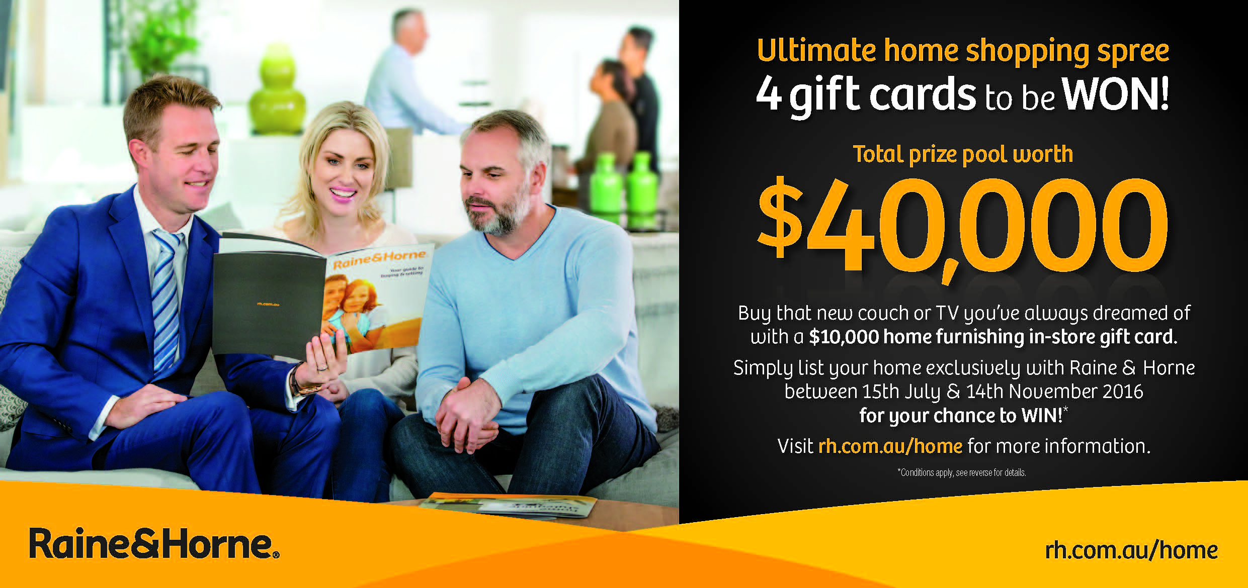 Raine & Horne gives homeowners the chance to share in 40,000 prize